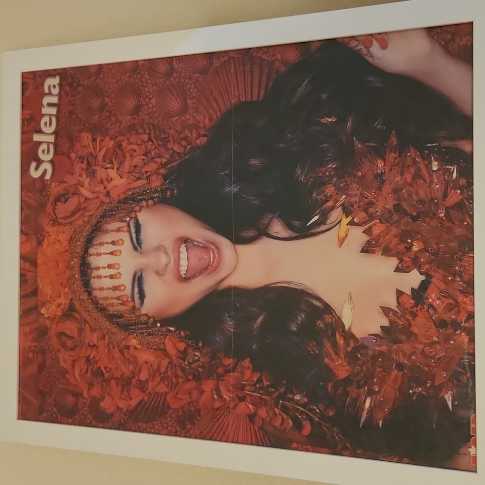 Selena poster in frame